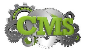 the letters CMS in front of interconnected gears