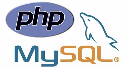PHP and MySQL logos